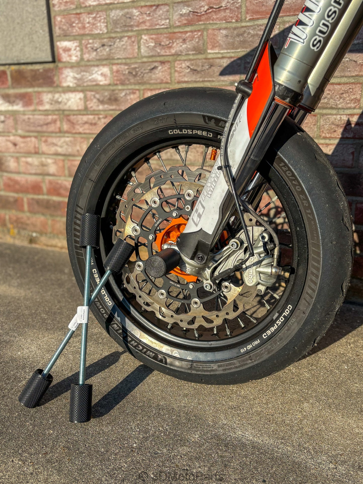 Axle sliders KTM EXC 2016 t/m 2023