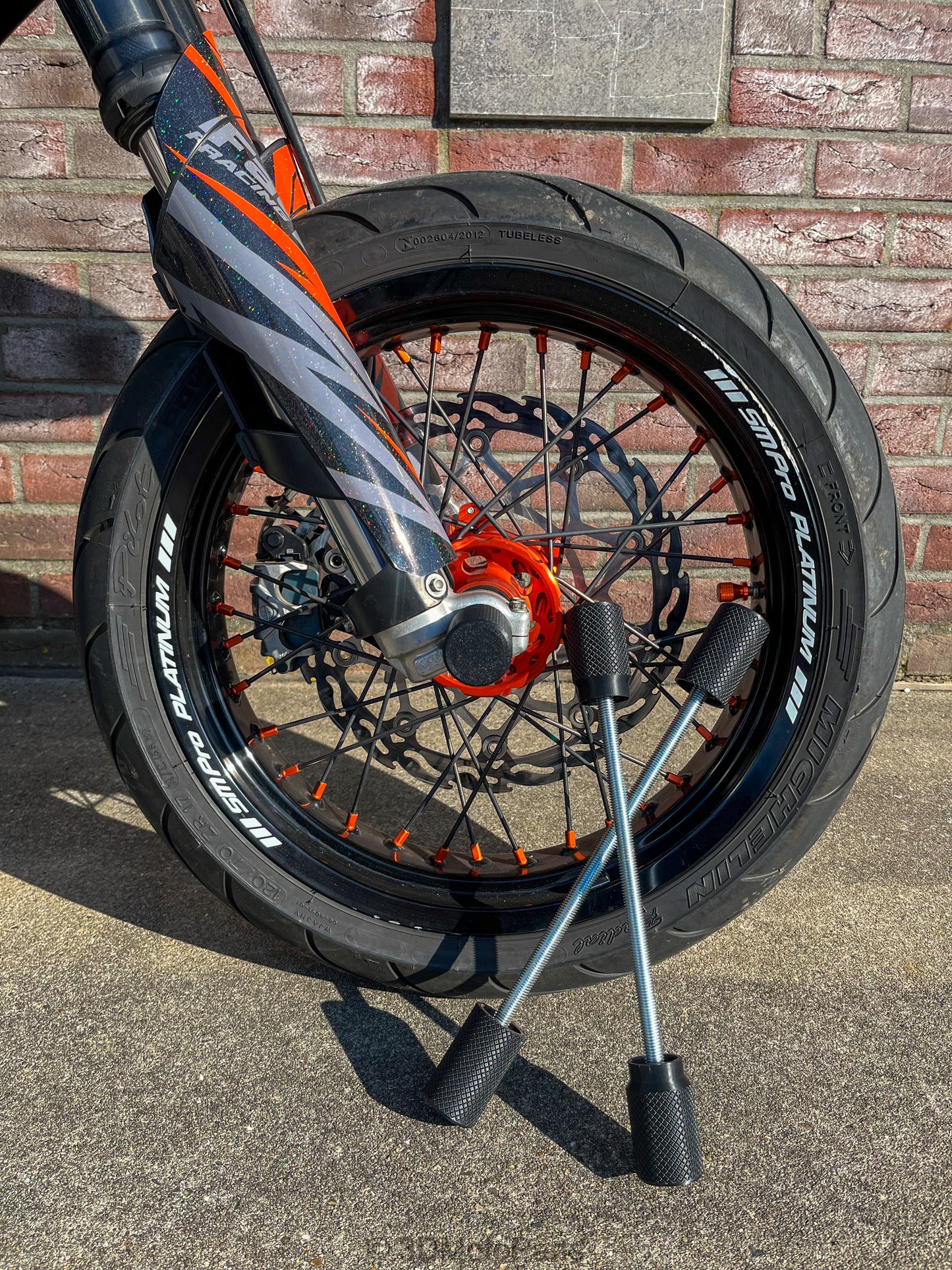 Axle sliders set KTM EXC 2003 t/m 2015