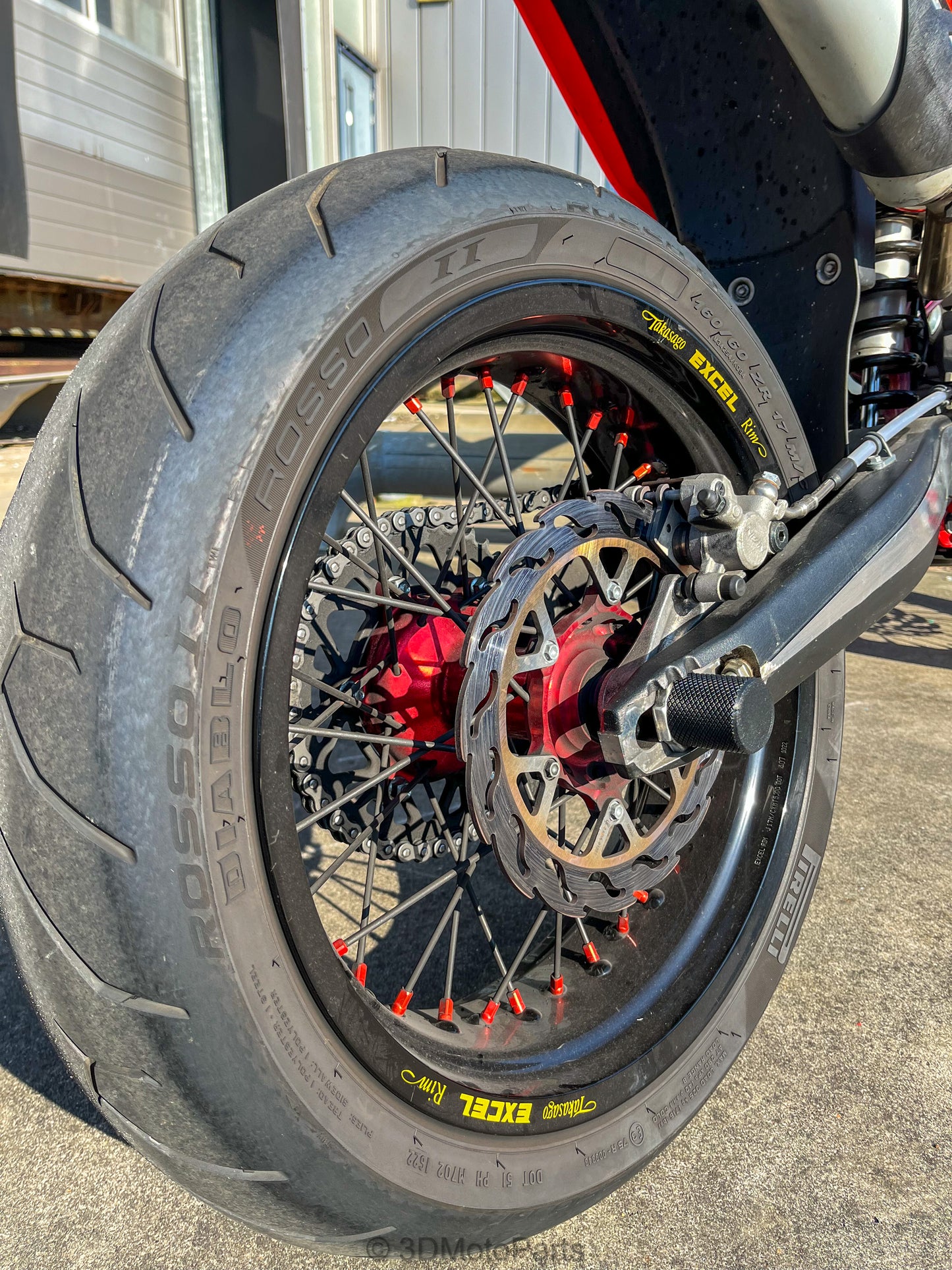 Axle sliders Beta RR 2011 t/m 2024 korte versie 45mm