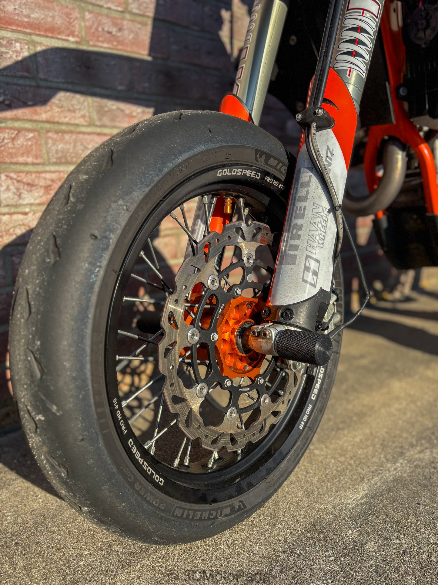 Axle sliders KTM EXC 2016 t/m 2023