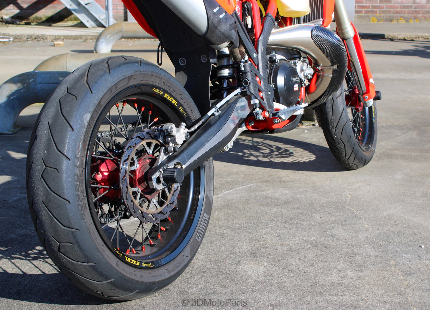 Axle sliders Beta RR 2011 t/m 2024 korte versie 45mm