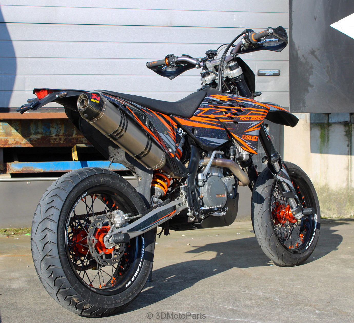 Axle sliders set KTM EXC 2003 t/m 2015